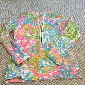 Lily Pulitzer 3/4 Zip Pullover — SIZE XSMALL!